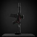 AR-15 – Rechargeable Gel Blaster Gun, 5V Battery, Plastic & Nylon Construction, 14+