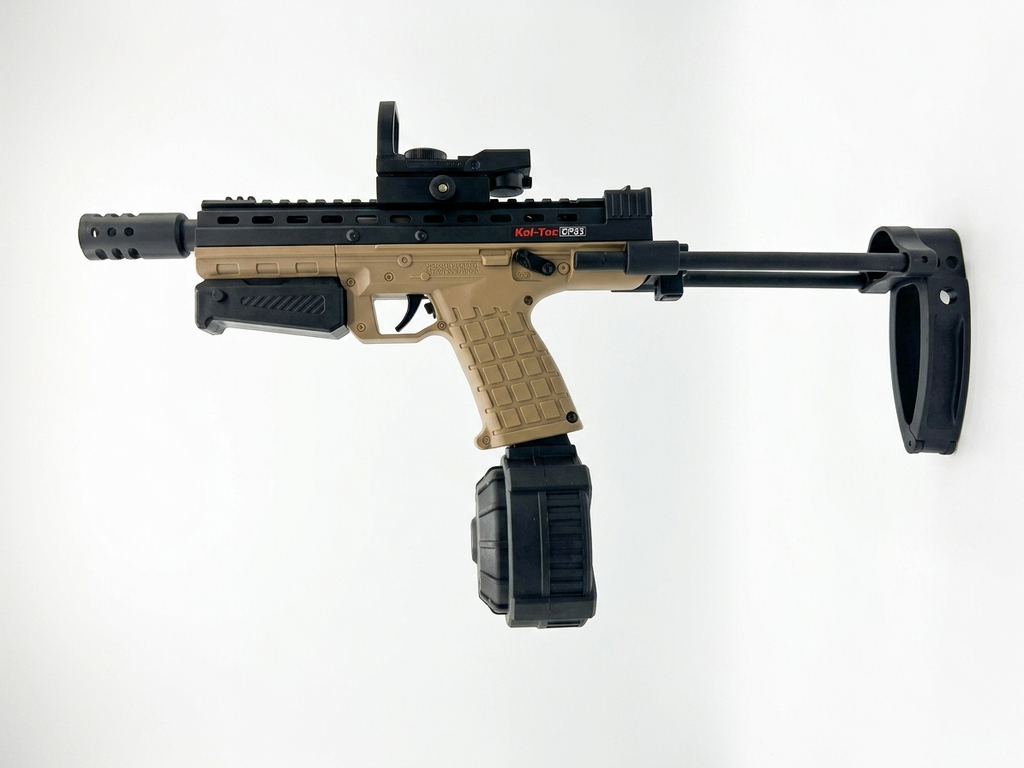 KEL-TEC CP33 – Rechargeable Gel Blaster, 5V Battery, Plastic & Nylon Construction, 14+